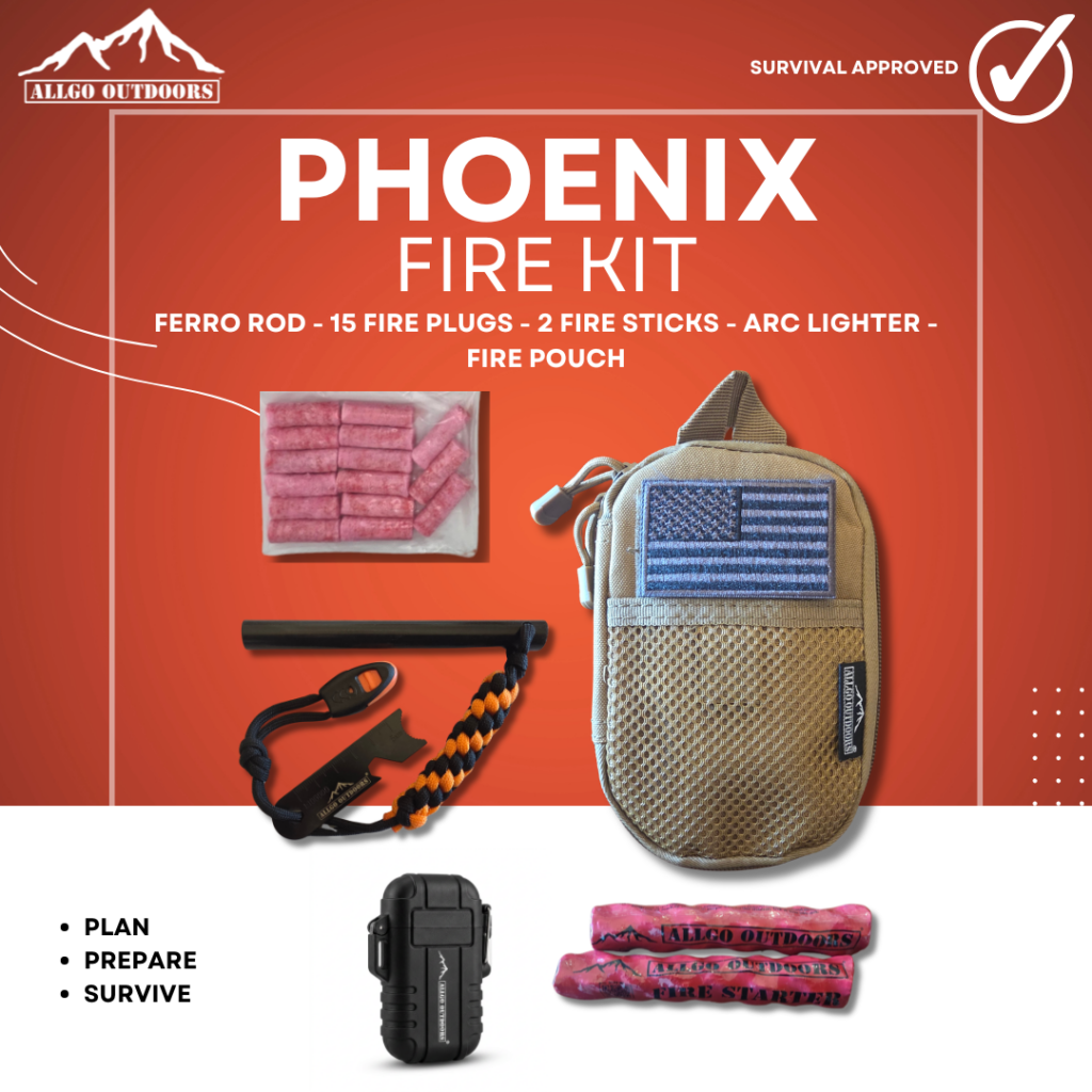Allgo Outdoors Phoenix Fire Starter Kit